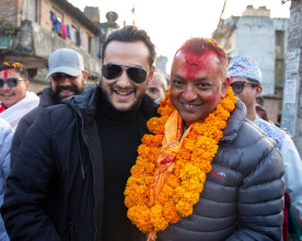 भावी प्रधानमन्त्रीको रुपमा अघि सार्दै प्रदीप खड्काले मागे पूर्व स्वास्थ्यमन्त्री गगन थापालाई भोट